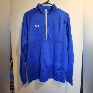 Under Armour Men's Performance Jacket in Vibrant Blue, Size Medium